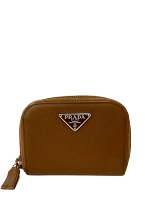 Prada Pre-Owned 2000-2013 Saffiano coin pouch - Brown