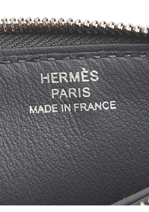 Hermès Pre-Owned 2025 Zipengo Chaine d'Ancre card holder - Grey