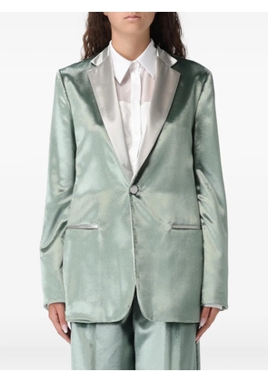Alberta Ferretti single-breasted blazer - Green