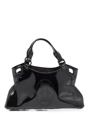 Cartier Marcello patent leather tote bag - Black