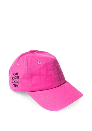 Anti Social Social Club logo-print baseball cap - Pink