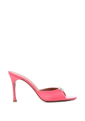 Amina Muaddi Mini Camelia heeled sandals - Pink