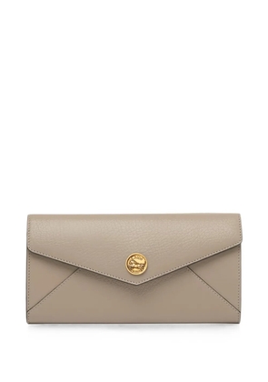 Chloé Envelope logo-plaque envelope wallet - Neutrals