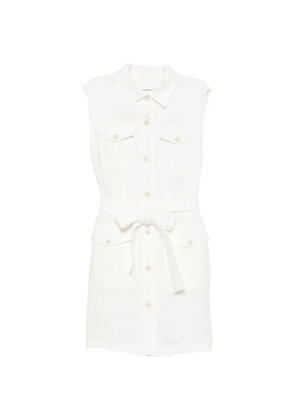 P.A.R.O.S.H. Blink shirt mini dress - White