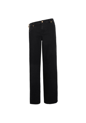 Seen Users buckle-detail open-cut jeans - Black