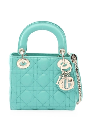 Christian Dior Pre-Owned 2020s mini Cannage Lady Dior shoulder bag - Green