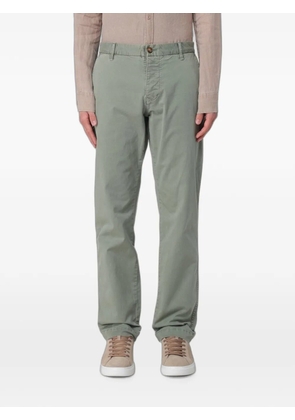 Blauer cotton straight-leg chino trousers - Green