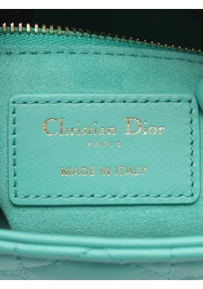 Christian Dior Pre-Owned 2020s mini Cannage Lady Dior shoulder bag - Green