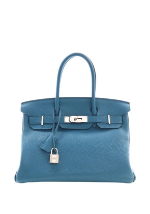 Hermès Pre-Owned 2012 Togo Birkin Retourne 30 handbag - Blue