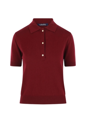 'S Max Mara knit polo shirt - Red