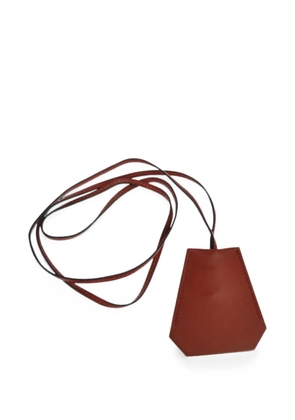 Hermès Pre-Owned 1989 Clochette necklace pendant - Red