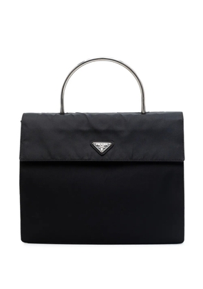 Prada Pre-Owned 2000-2013 Tessuto Metal Handle Bag handbag - Black