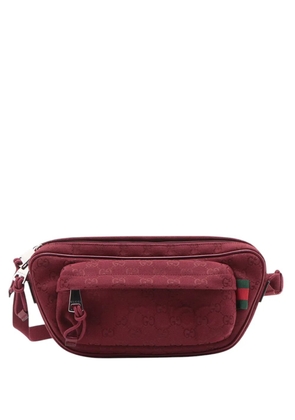 Gucci Pre-Owned 2016-2026 GG Canvas Web belt bag - Red