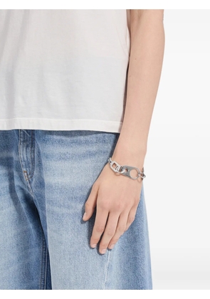 MM6 Maison Margiela bottle cap chain bracelet - Silver