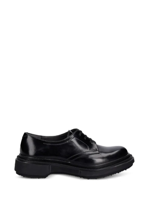 Adieu Paris polished leather derby shoes - Black