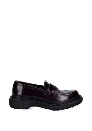 Adieu Paris leather loafers - Purple