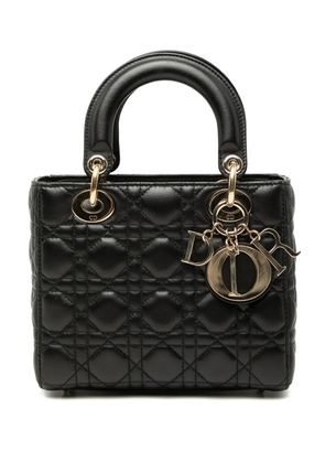 Christian Dior Pre-Owned 2017 Small Lambskin Cannage My ABCDior Lady Dior satchel - Black