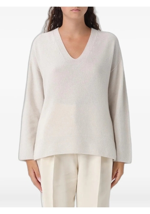 Emporio Armani V-neck cashmere sweater - Neutrals