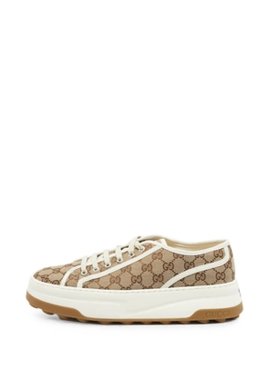 Gucci Pre-Owned Tennis 1977 lace-up sneakers - Brown