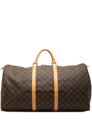 Louis Vuitton Pre-Owned 2001 Monogram Keepall 60 travel bag - Brown