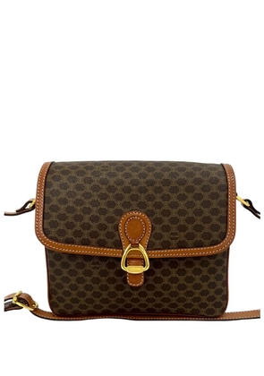 Celine Pre-Owned 2006 Macadam Coated Canvas crossbody bag - Brown