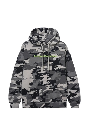 Anti Social Social Club camouflage-print hoodie - Grey