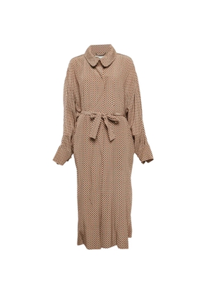 Stella McCartney Pre-Owned Emily geometric-print coat - Neutrals