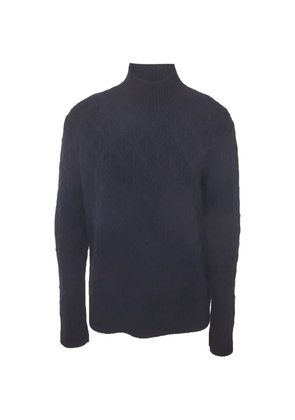 Christian Dior Pre-Owned textured-knit sweater - Blue