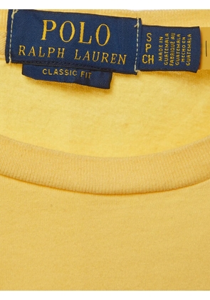 Polo Ralph Lauren Vintage logo-print crew-neck T-shirt - Yellow