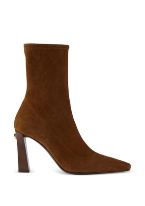 Giuseppe Zanotti Seal stretch bootie 90 - Brown