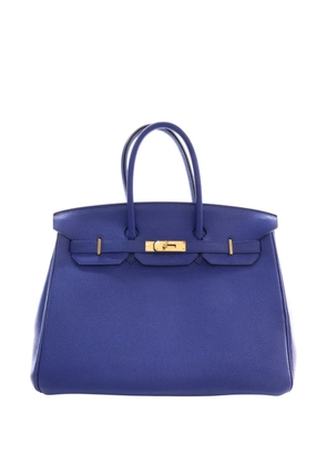 Hermès Pre-Owned 2011 Togo Birkin Retourne 35 handbag - Blue
