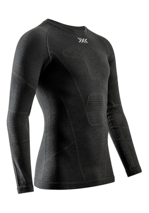 X BIONIC logo-print ski top - Black