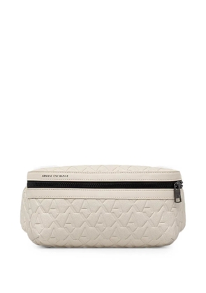 Armani Exchange logo-embossed belt bag - Neutrals