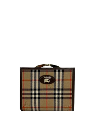 Burberry Pre-Owned 20th Century Haymarket Check Canvas Bifold Wallet small wallets - Neutrals