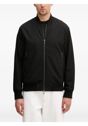 Armani Exchange zip-up bomber jacket - Black
