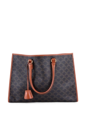 Celine Pre-Owned Horizontal Cabas Triomphe Coated Canvas tote bag - Brown