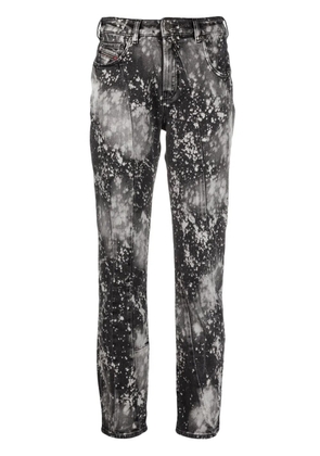 Diesel D-Joy painted slim jeans - Black