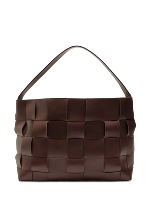 St. Agni large woven tote bag - Brown