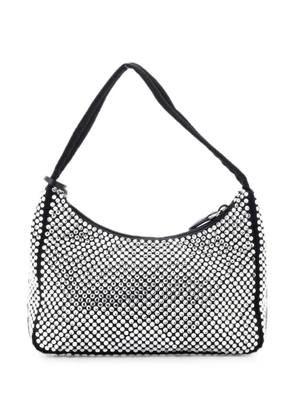 Prada Pre-Owned Re-Edition 2005 Shoulder Bag Crystal Embellished Satin Small crossbody bag - Black
