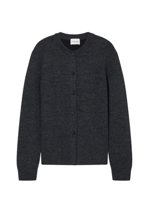 Closed crew-neck cardigan - Grey