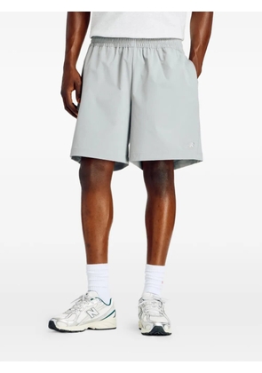 New Balance logo-detail track shorts - Grey