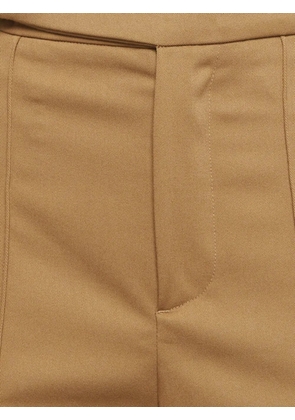 424 gabardine flared trousers - Neutrals