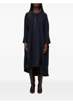 Fabiana Filippi zip-fastening kaftan midi dress - Blue