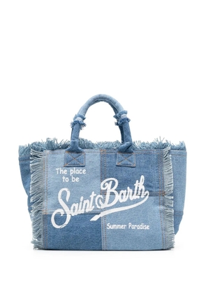 MC2 Saint Barth Colette logo-print tote bag - Blue