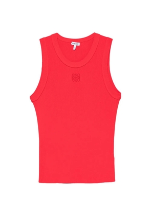 LOEWE Anagram-embroidered ribbed tank top