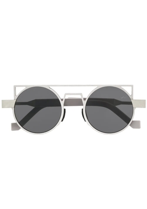 VAVA Eyewear x Siza Vieira round frame sunglasses - Silver