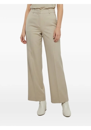 Max Mara gabardine straight-leg trousers - Neutrals