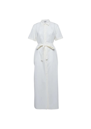 Miu Miu Pre-Owned belted maxi dress - Neutrals
