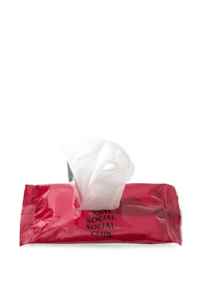 Anti Social Social Club logo-print wet wipes - Red