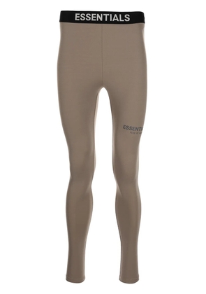 FEAR OF GOD ESSENTIALS Athletic logo-waist leggings - Brown